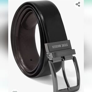 Steve Madden Men's Dress Casual Every Day Leather Belt